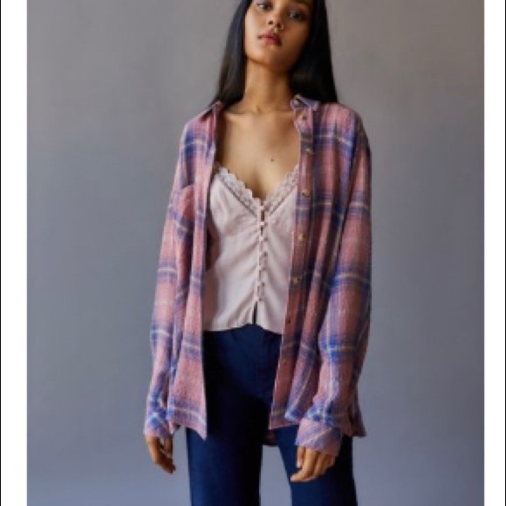 BDG Keanu Flannel Button-Down shirt